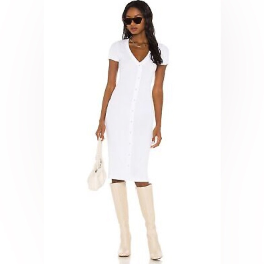 NWT LNA Chili midi dress XS